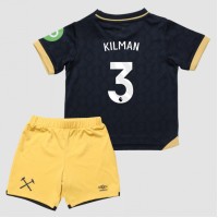 Stroje piłkarskie West Ham United Max Kilman #3 Koszulka Trzeciej dla dzieci 2025-26 Krótki Rękaw (+ szorty)